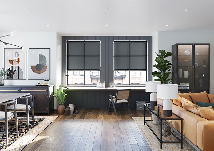 Roma, Anthracite - Twist&Fit Roller Blind - Image 8